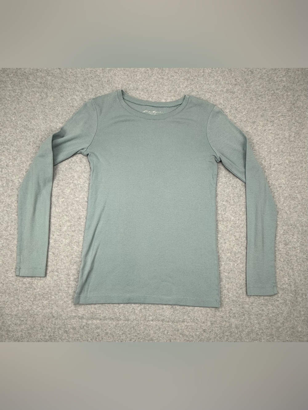 Eddie Bauer Women’s Long Sleeve Crewneck Shirt Sage Green Size Small